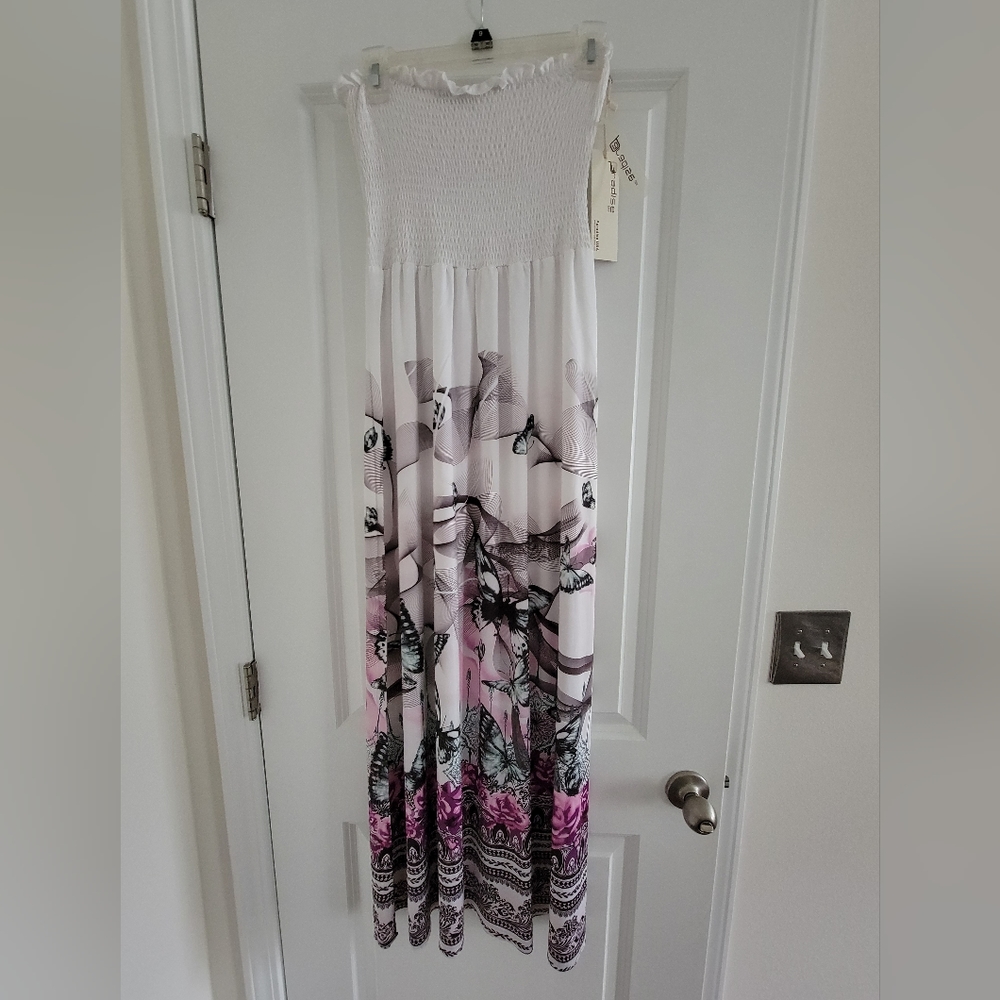 Purple halter dress, Medium